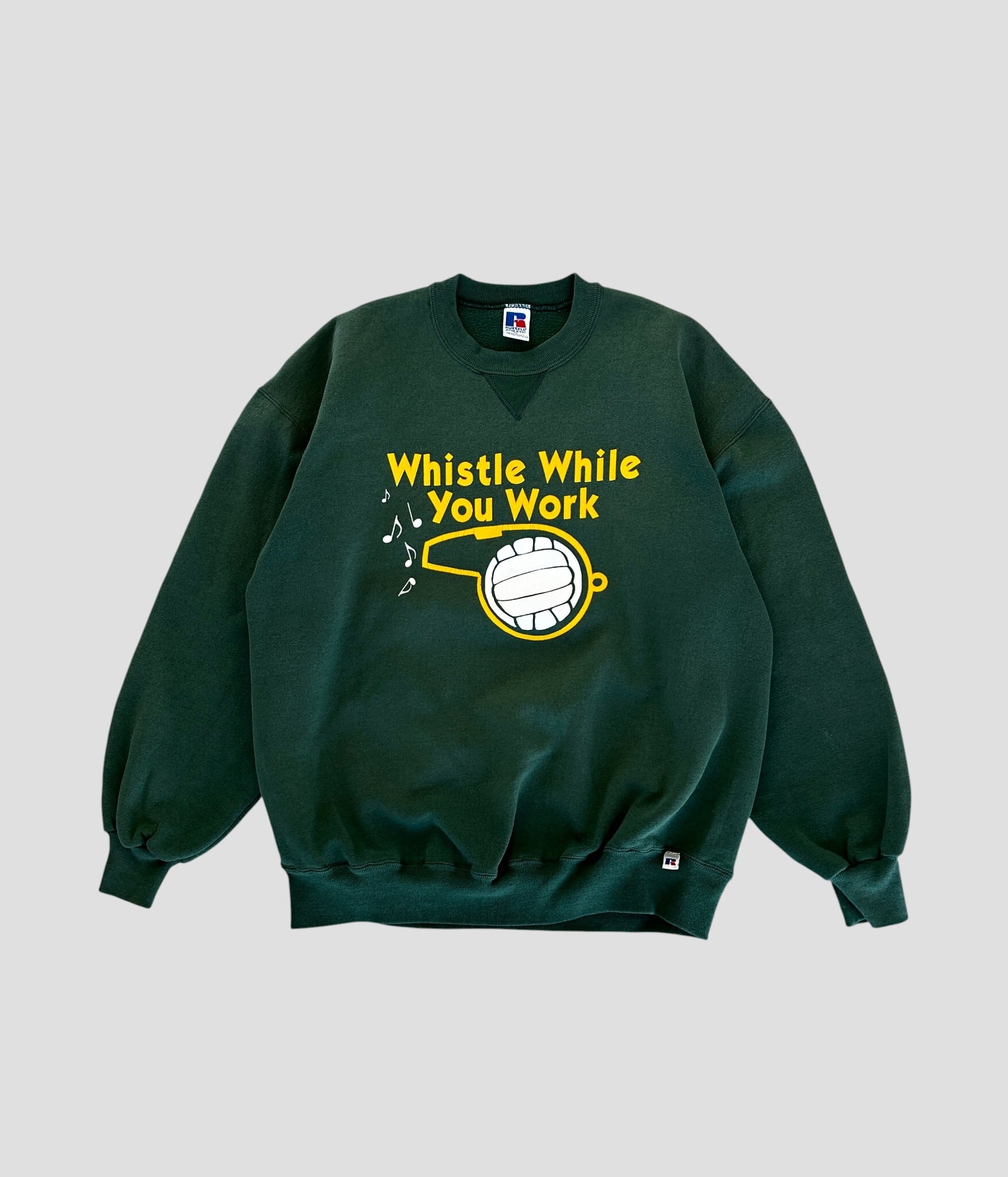 Russell Athletic- Vintage 90s XL Whistle While You Work Pullover