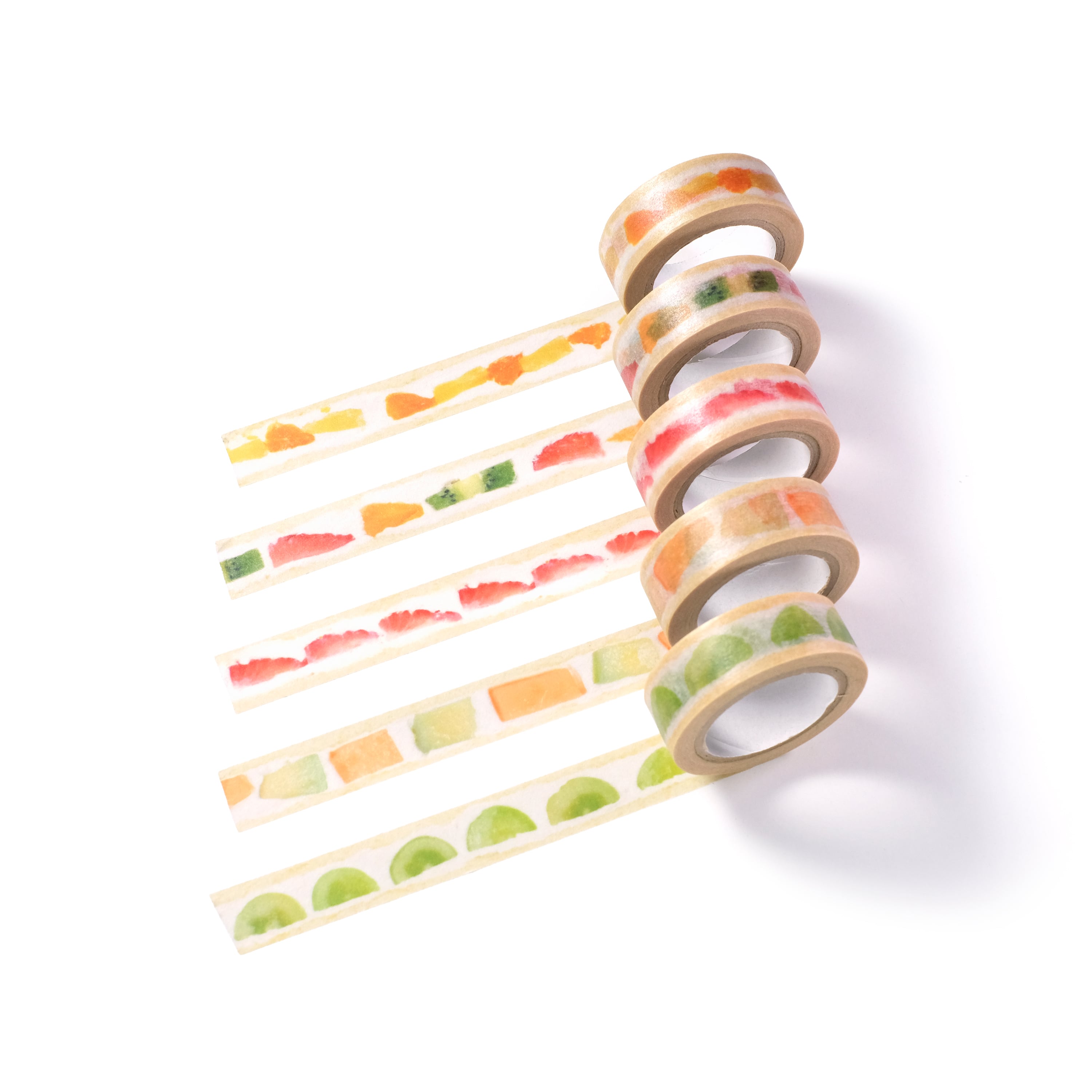 フルーツサンド マスキングテープ/5種セット・15mm