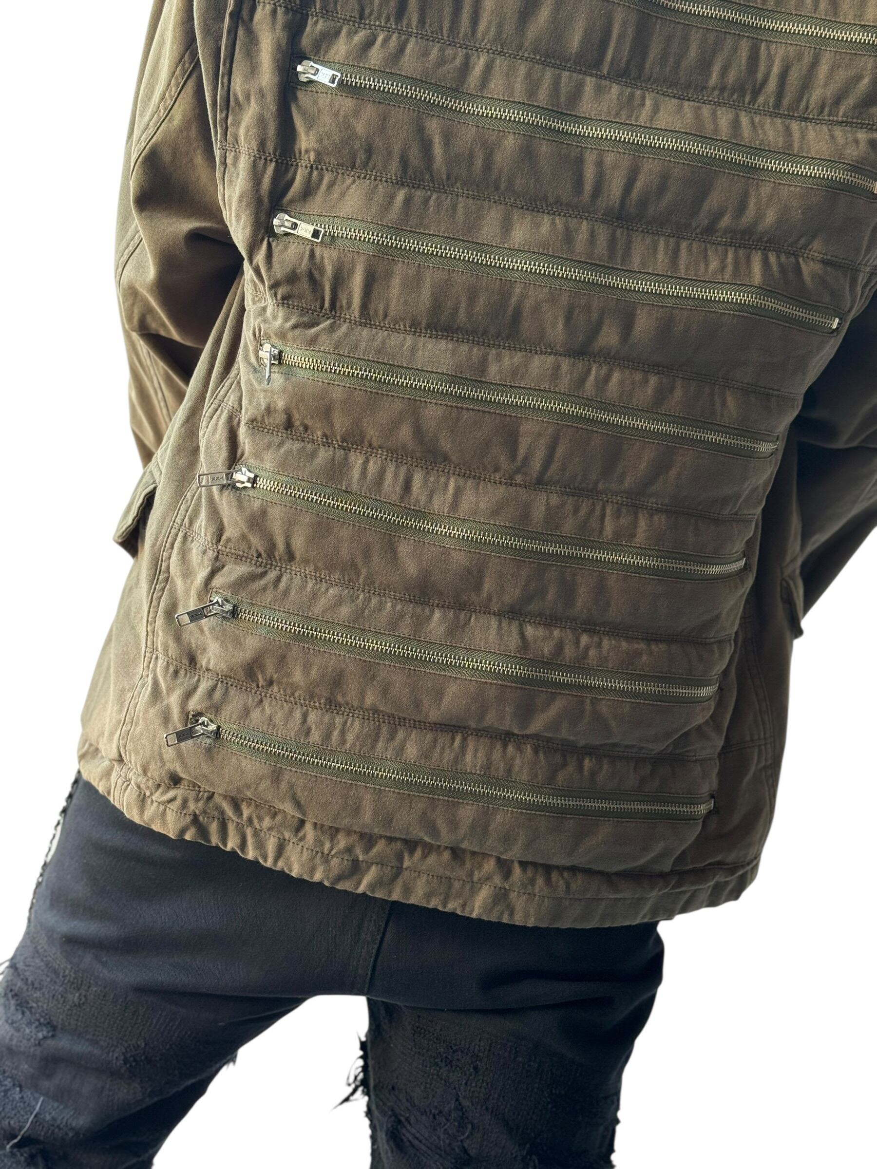 ♾00's PHENOMENON archive♾ LOOP M-65 Multiple Zip Military jacket