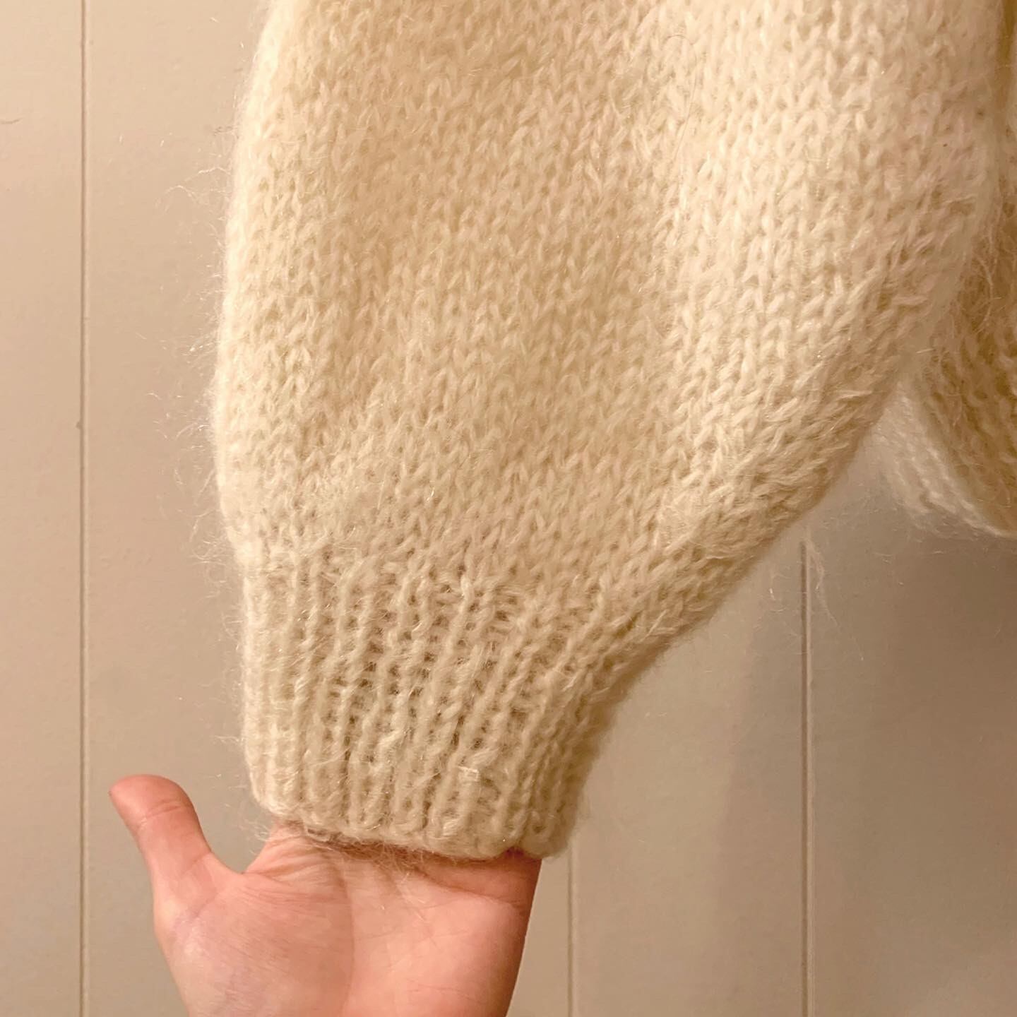 strawberry knit cardigan