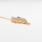 パライバトルマリン デザイン ネックレス K18  / 0.060ct / DA 0.500ct
