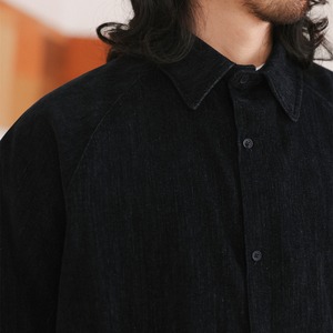 ソフトタッチ・ラグランシャツジャケット A2029