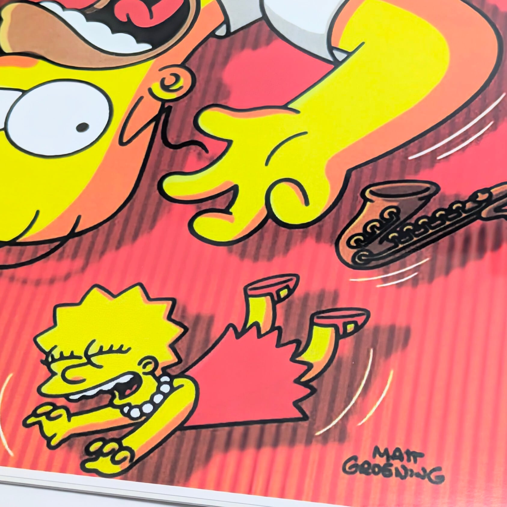 ♫ ちょうどいいB4ポスター ♫【 The Simpsons ( シンプソンズ ) 】『 SHAKE-UP 』〚アメリカン雑貨 アメトイ〛