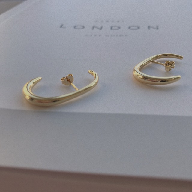 S925/14kgp simple cuff pierce (P71)