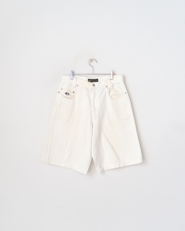 90s HALF PANTS / WHITE DENIM