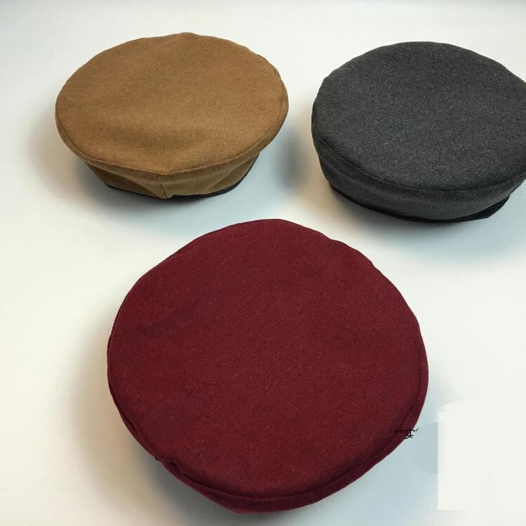 ベレー帽 【赤】レディース シンプル 無地 フェルト ハット 小顔効果 女優帽 キャップ ベーシック 帽子 婦人帽 おしゃれ