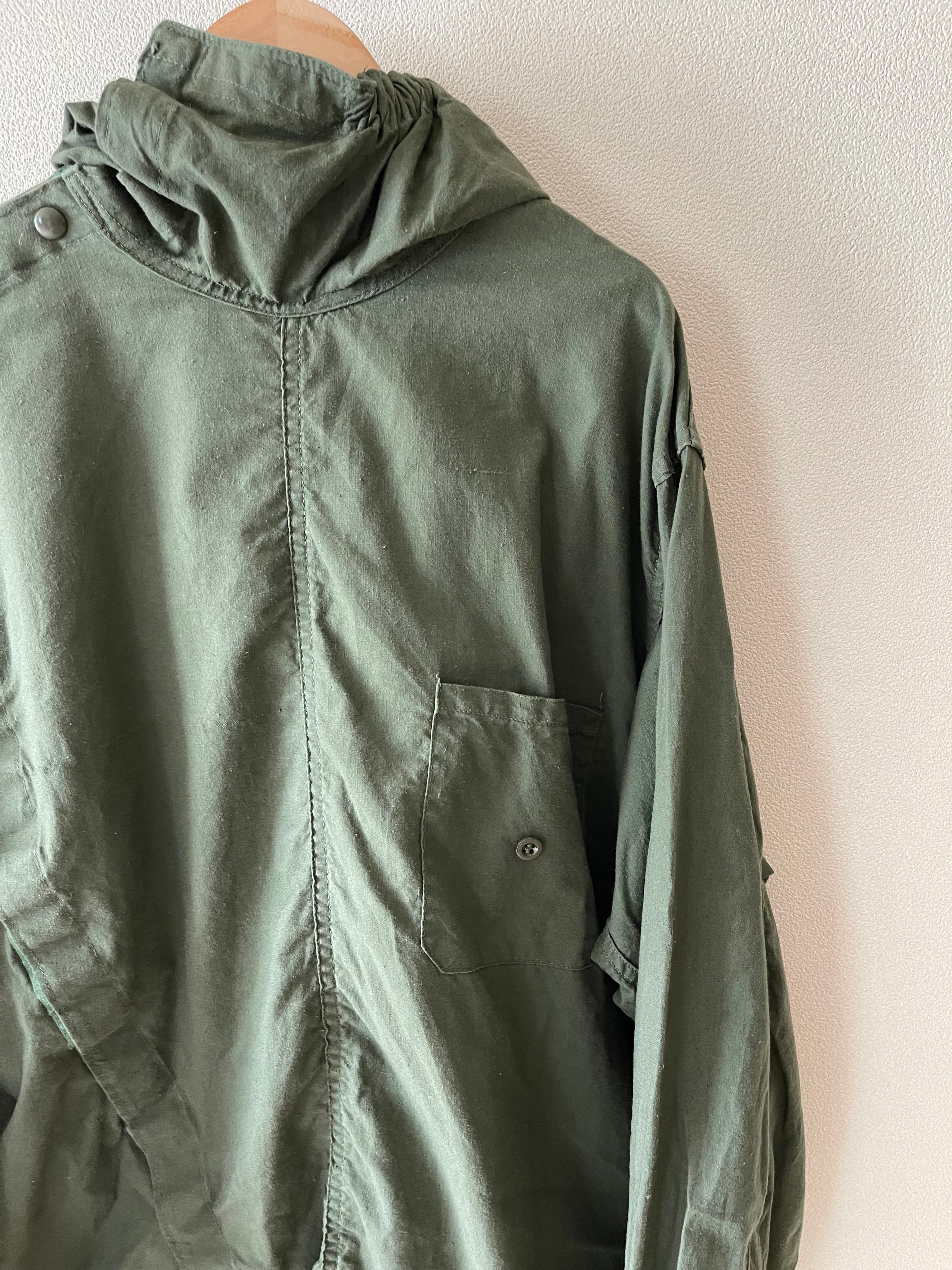 60's French Military chemical smock parka