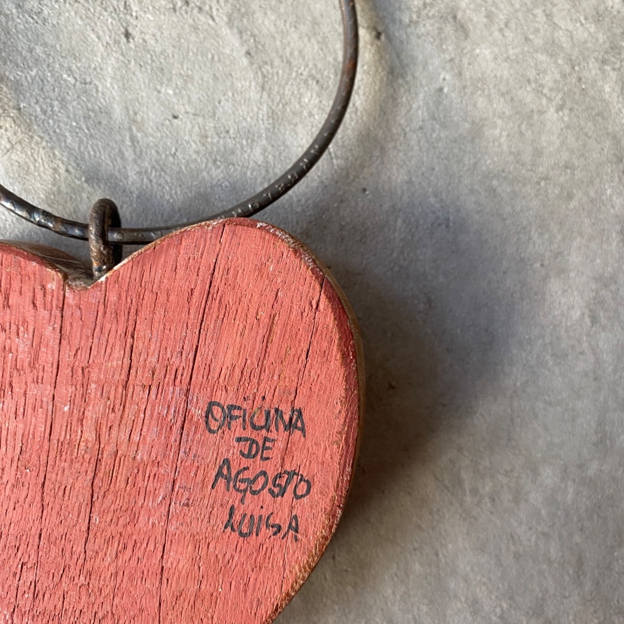 フォークアート OA 壁掛け アイアン アパレシーダ &イエローフラワー