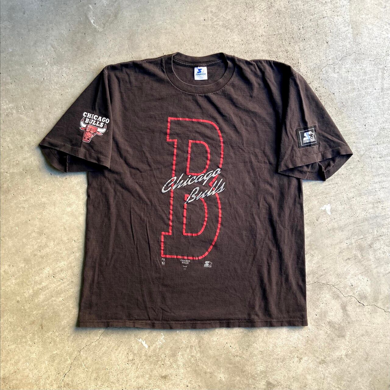 90年代 STARTER スターター NBA CHICAGO BULLS シカゴ ブルズ プリント 