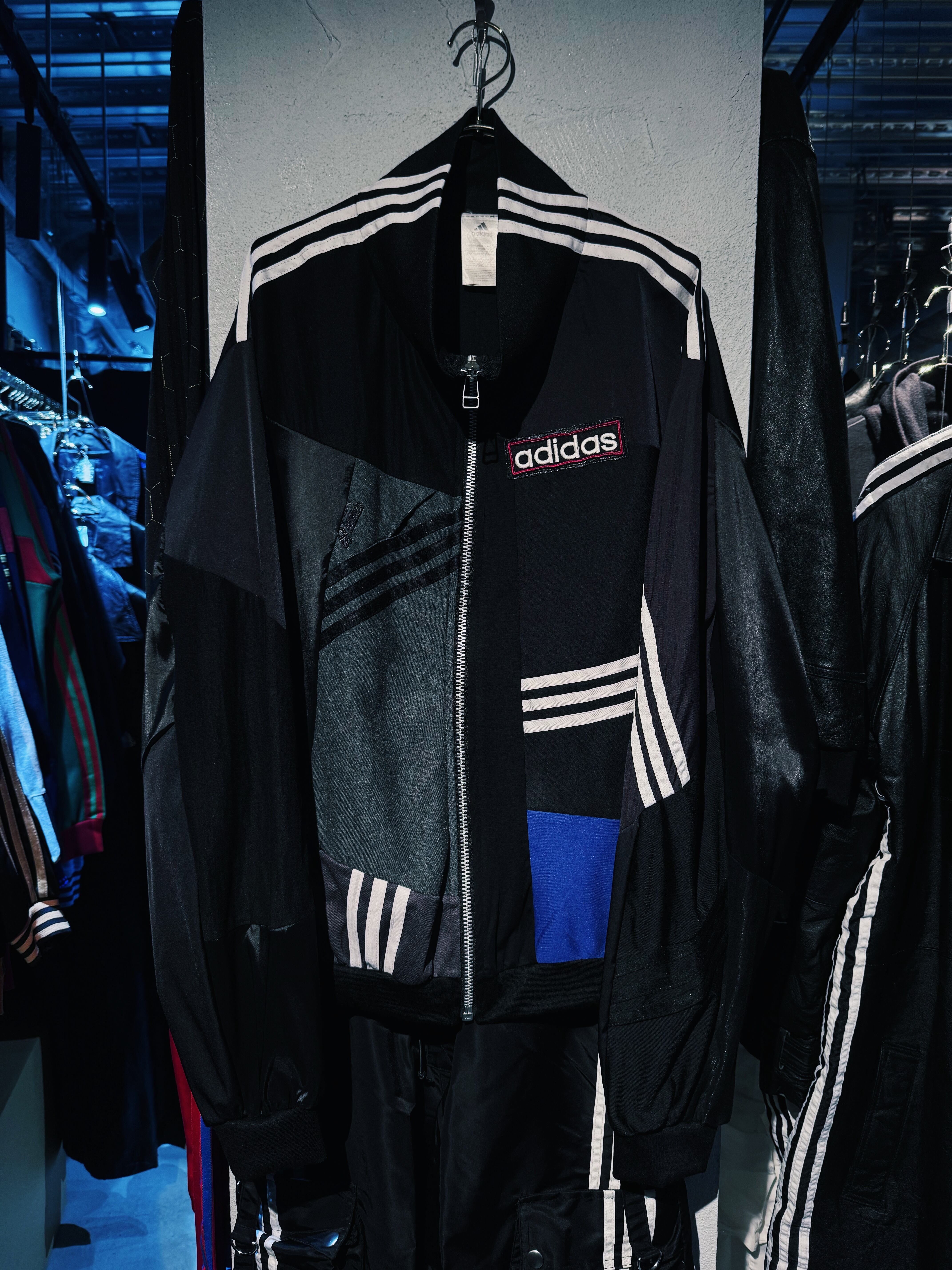 【D4C】special "original re:make" vintage patch work three stripe track jacket