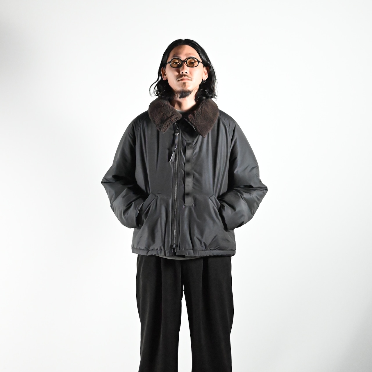 Product Twelve(プロダクトトゥエルブ)Light Wool Nylon Puffer Jacketコーディネート