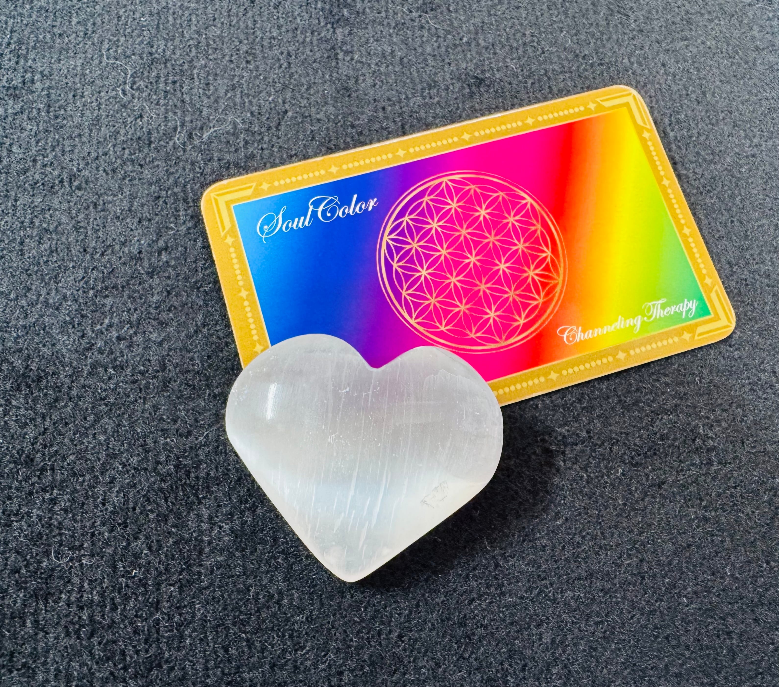 【新春お年玉特別キャンペーン✨】セレナイト（ハートS) & 紅白飛翔ヒーリング❤️