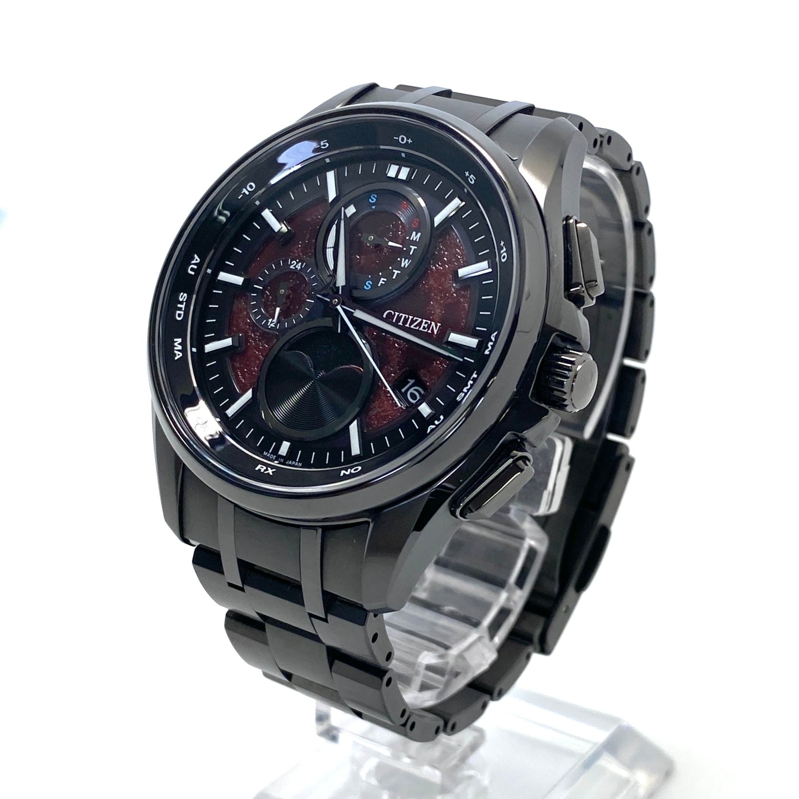 未使用・希少】腕時計 メンズ シチズン CITIZEN アテッサ ブラック