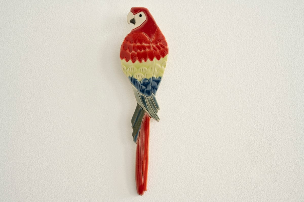 「コンゴウインコ」POTTERY STUDIO K 作＿25
