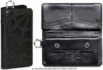 SofferAri Jewelry ソファーアリ  samsw3000 MR. SUE WALLET WITH SPIDER WEB AND CROSSES Black