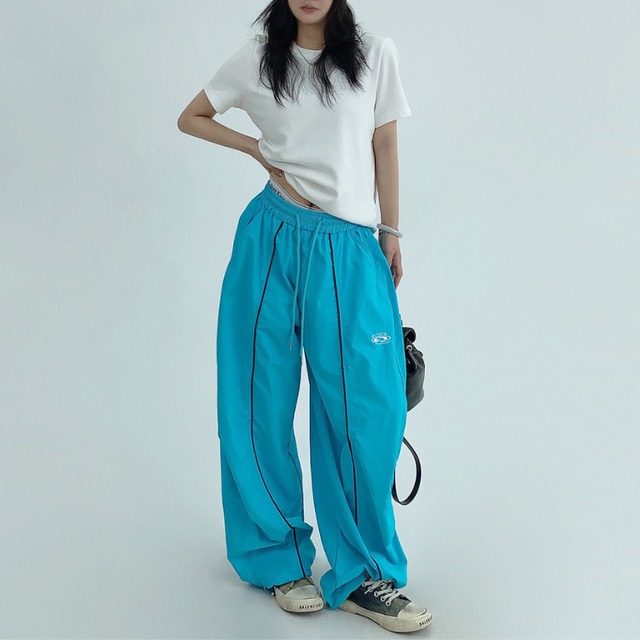 center line wide leg pants　センターラインワイドレッグパンツ　J1150