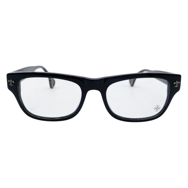 Rare ◇ Chrome Hearts FILLED Field Side BS Flare Design Wellington Glasses, Sunglasses, Eyewear