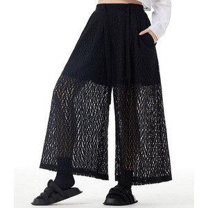 レースワイドレッグパンツ R0180