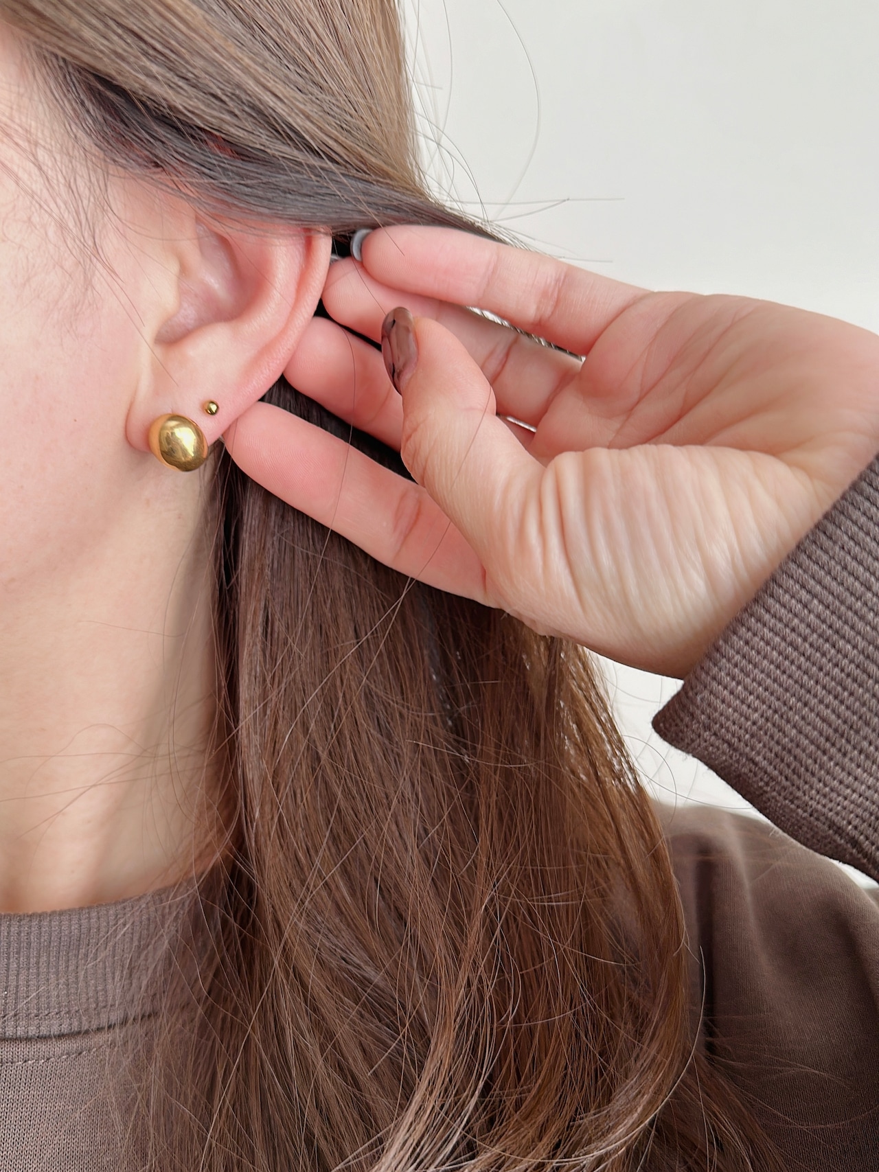 SS クラシックドームピアス