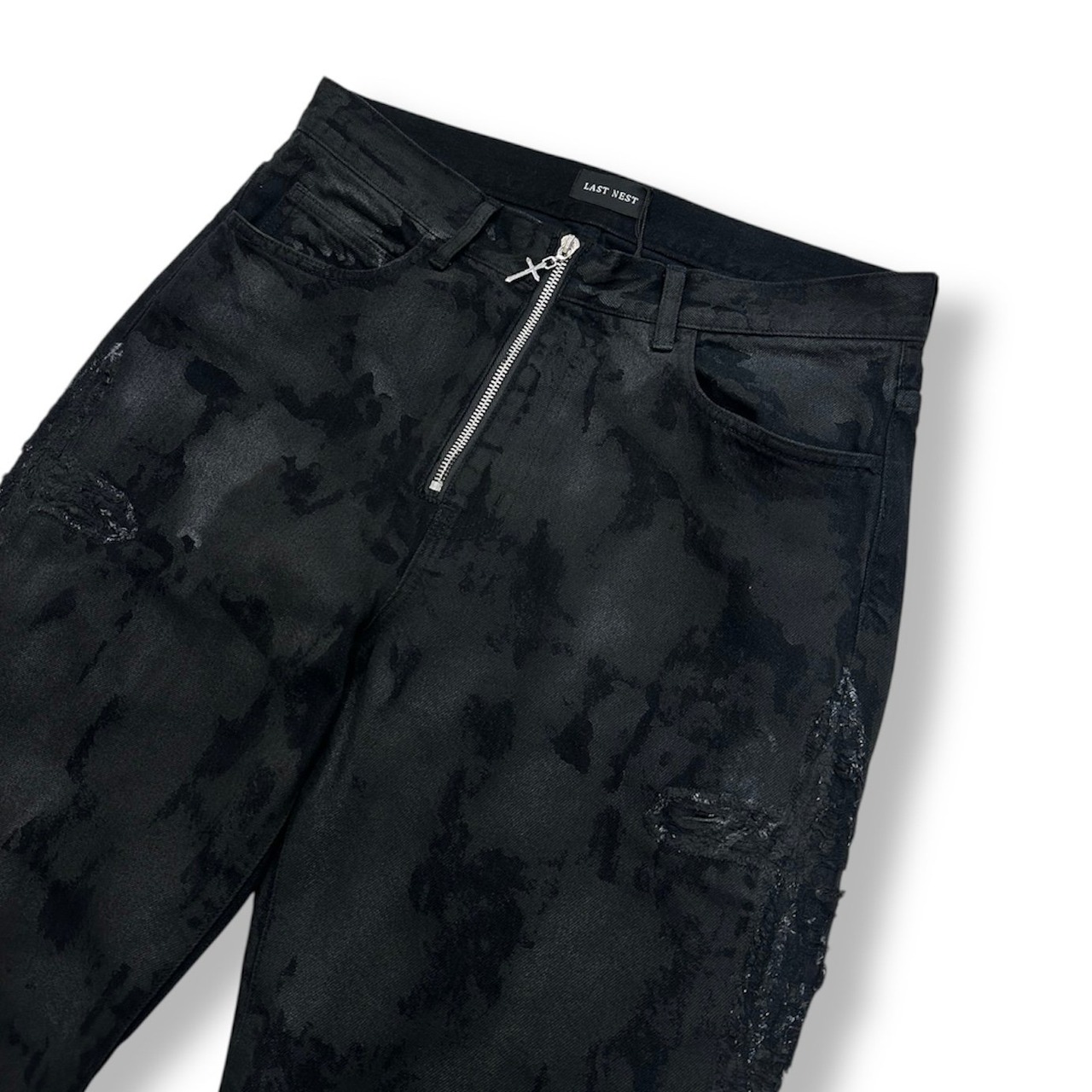 LAST NEST / coating flare denim