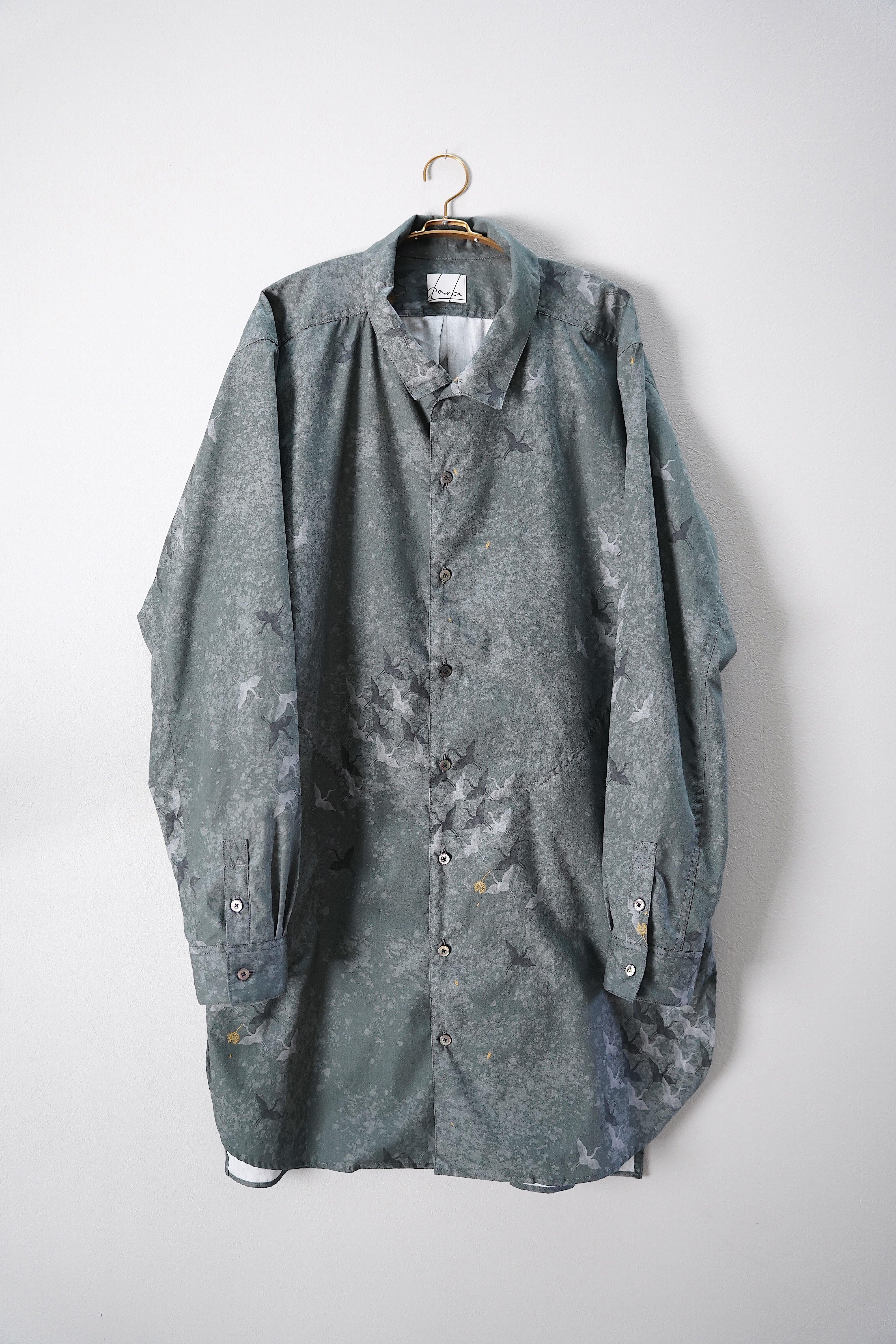 最後の1点】Andrew Driftwood Balmacaan Coat / Cotton hand basket