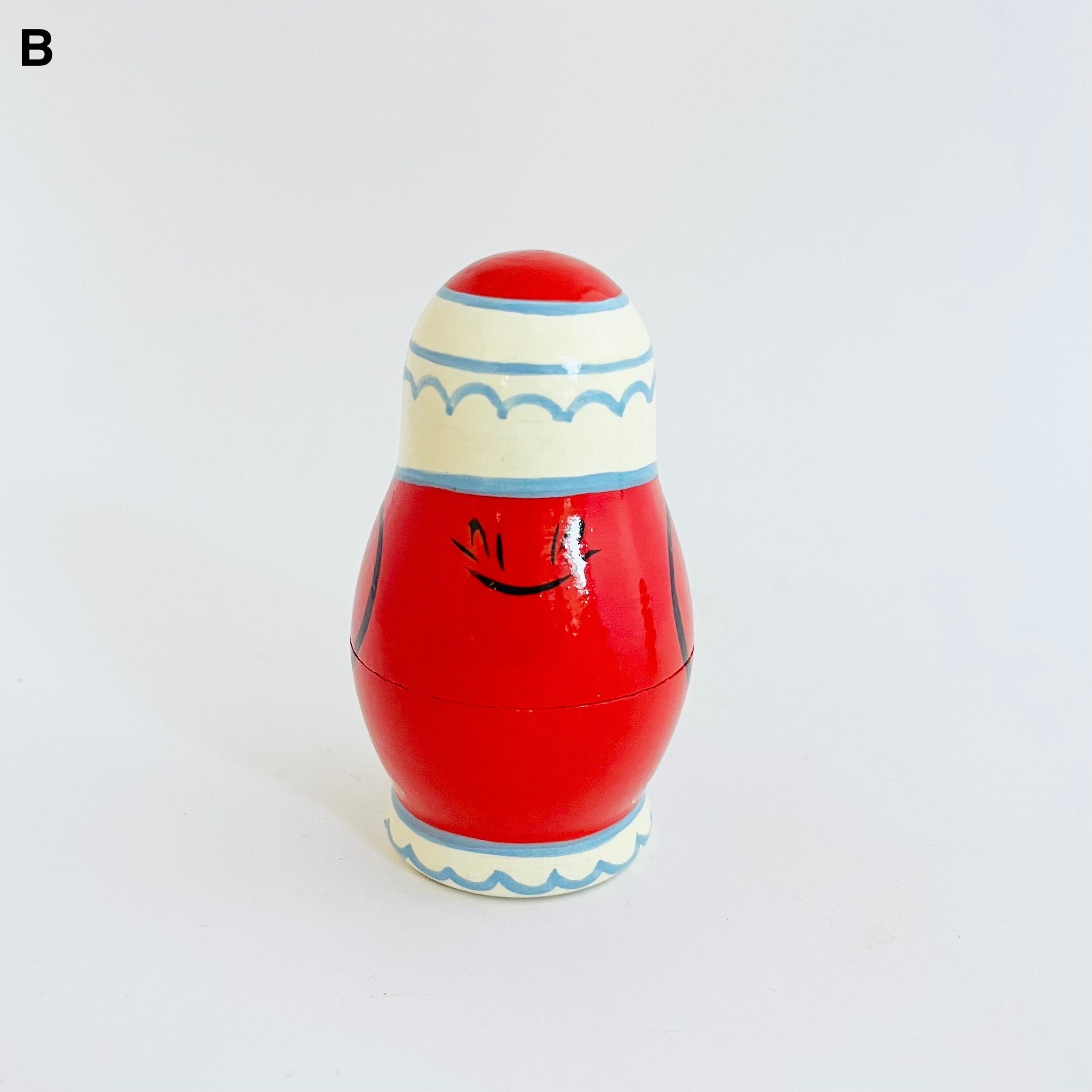 サンタとツリーのマトリョーシカ（ノーリンスク産）