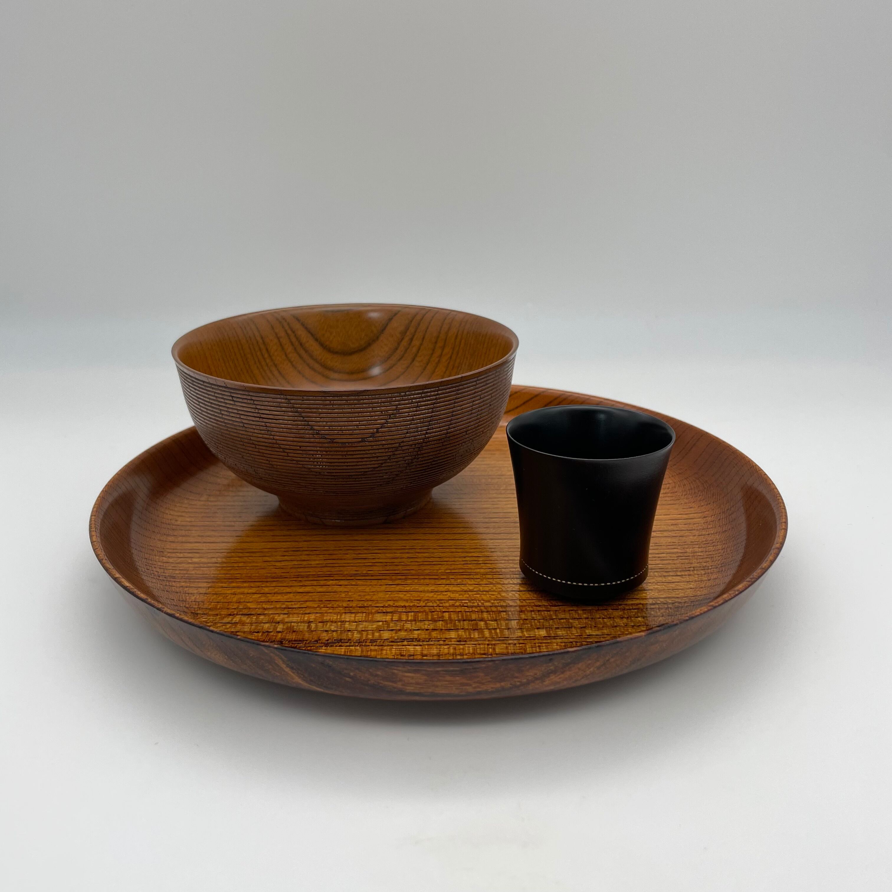 欅造千筋お椀端反 - Zelkova Soup bowl - | 木工家 太田志保