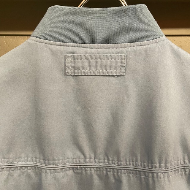 90s~00'S HABAND Derby Jacket Cup Shoulder Jacket Men's M size polyester gray type Vintage Second Hand