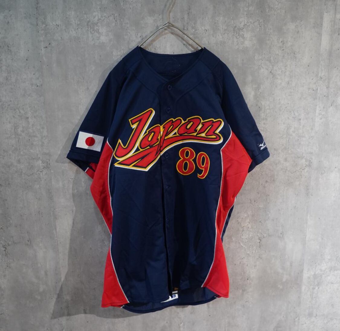 MIZUNO PRO 2006年WBCオーセンティックユニフォームビジター用 MIZUNO PRO ミズノプロ 2006 WBC 侍ジャパン 日本代表 王貞治監督