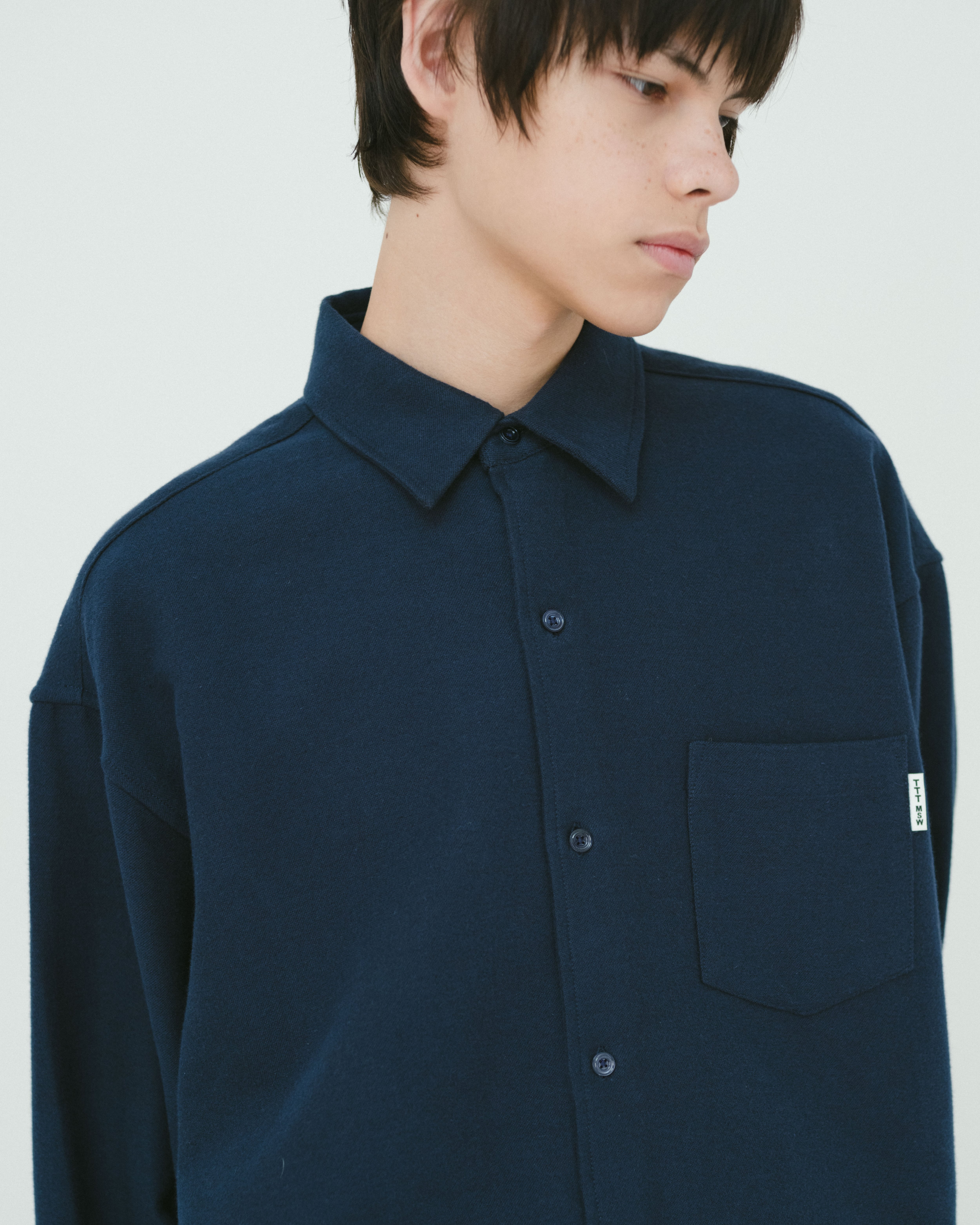Flannel shirt（NAVY） | TTTMSW