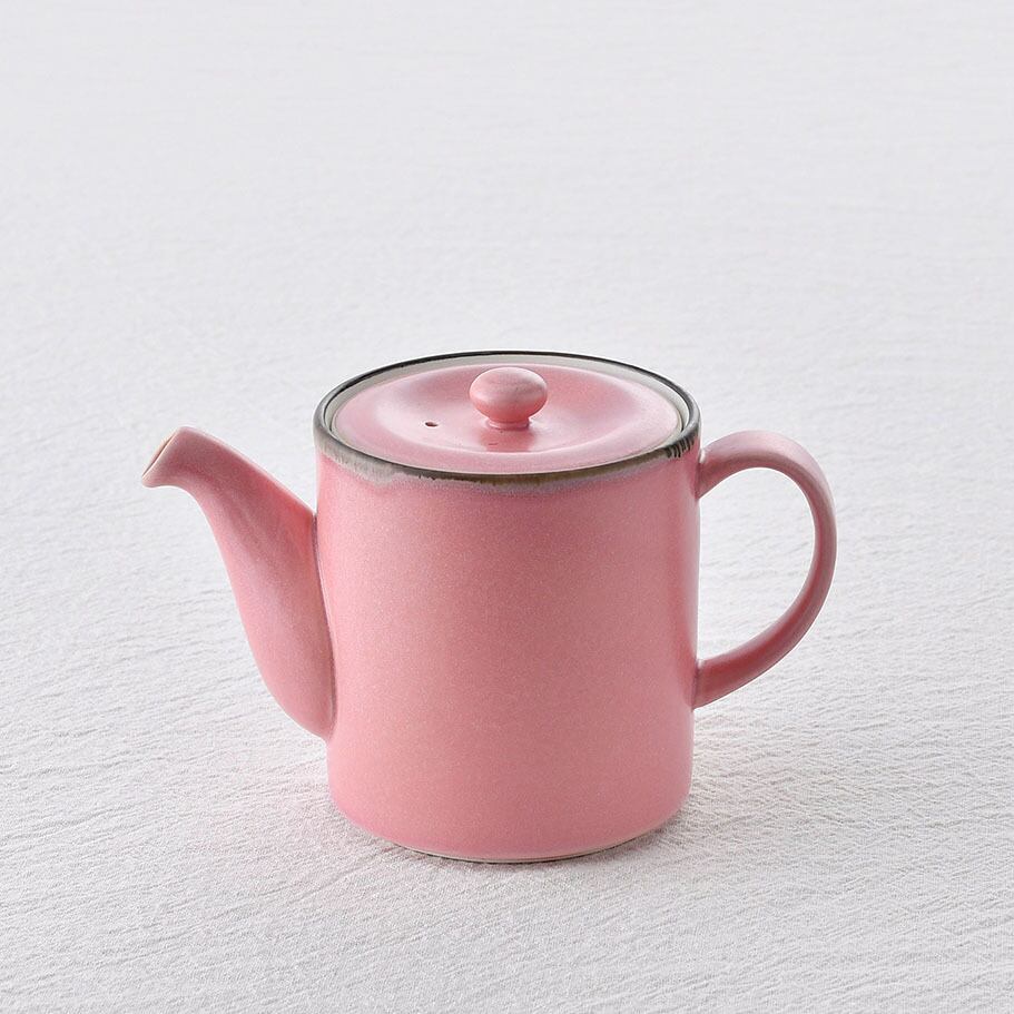 ピンクマット 筒型ポット 渕錆 | 波佐見焼 和食器の通販｜長十郎窯