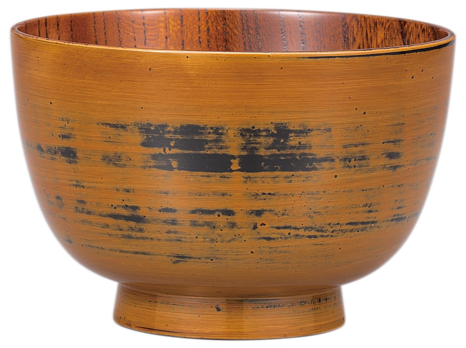 山中漆器 木製漆器 6.0三段丸重 (銀嵯美 内スリ) 木製漆器