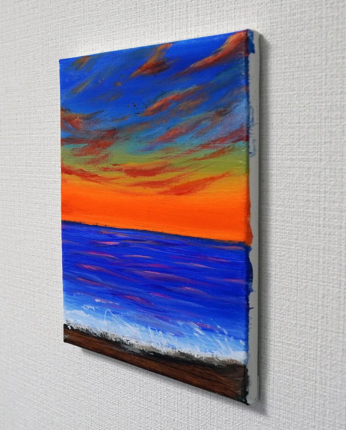 夕暮れの海 | easobi Artshop