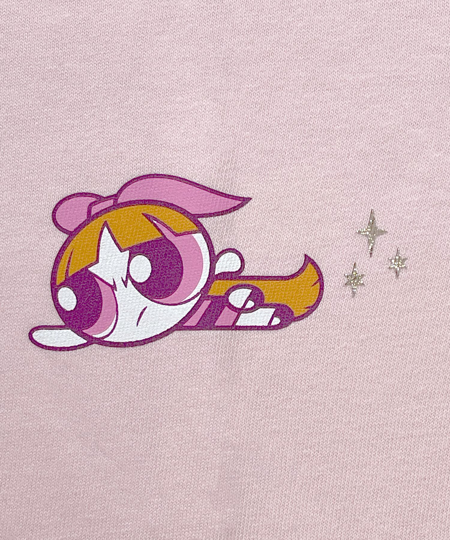 F252005-06_The Powerpuff Girls×Flapper Tシャツ_ブロッサム（ピンク