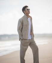 Cotton Stand Collar Shirts［HSS003］