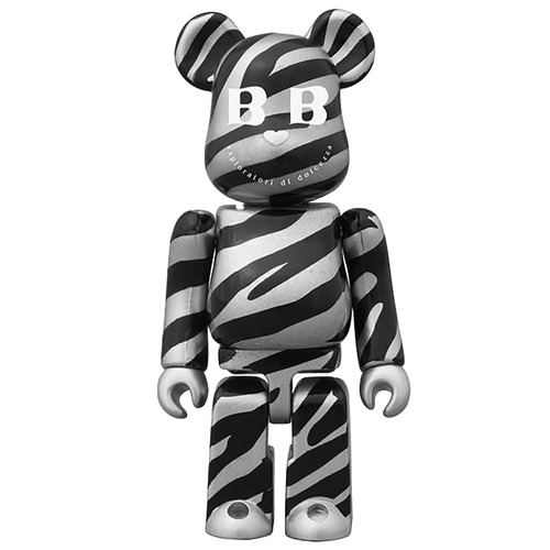 メディコム BE@RBRICK 100% BABBI♥BE@RBRICK バレンタイン 2012 ZEBRA ARGENTO 未開封