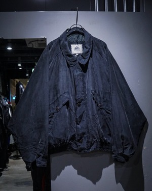 【add (C) vintage】Military Detail Vintage Silk  Jacket