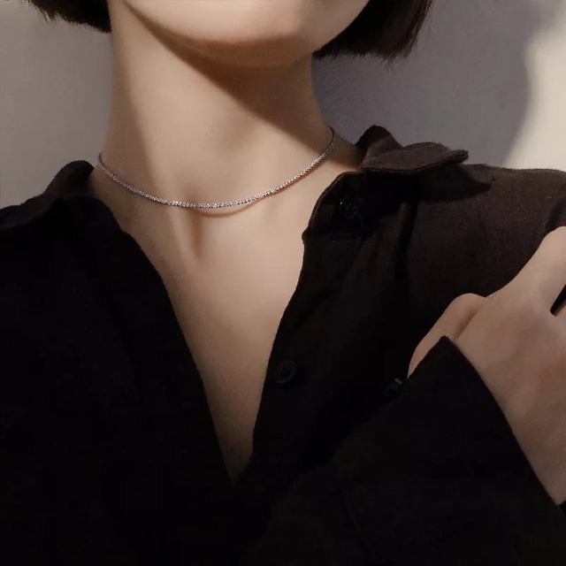 SUS304shinechainnecklace