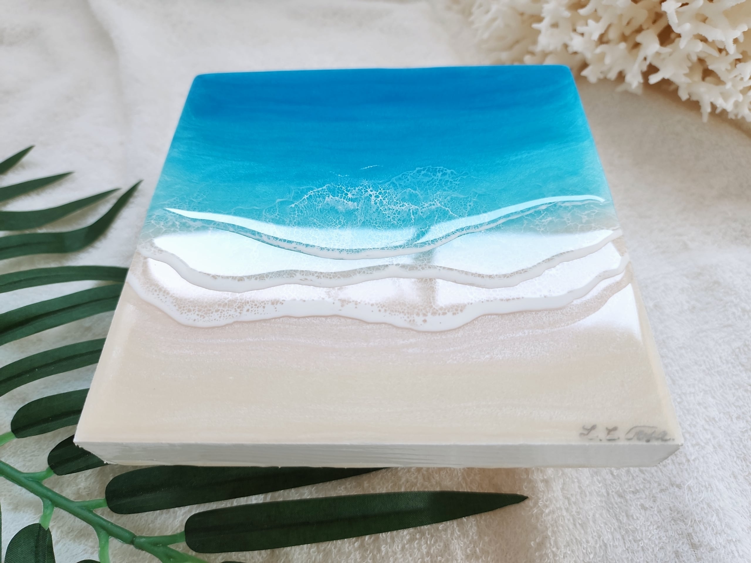 158.オーシャンレジンアート3wave