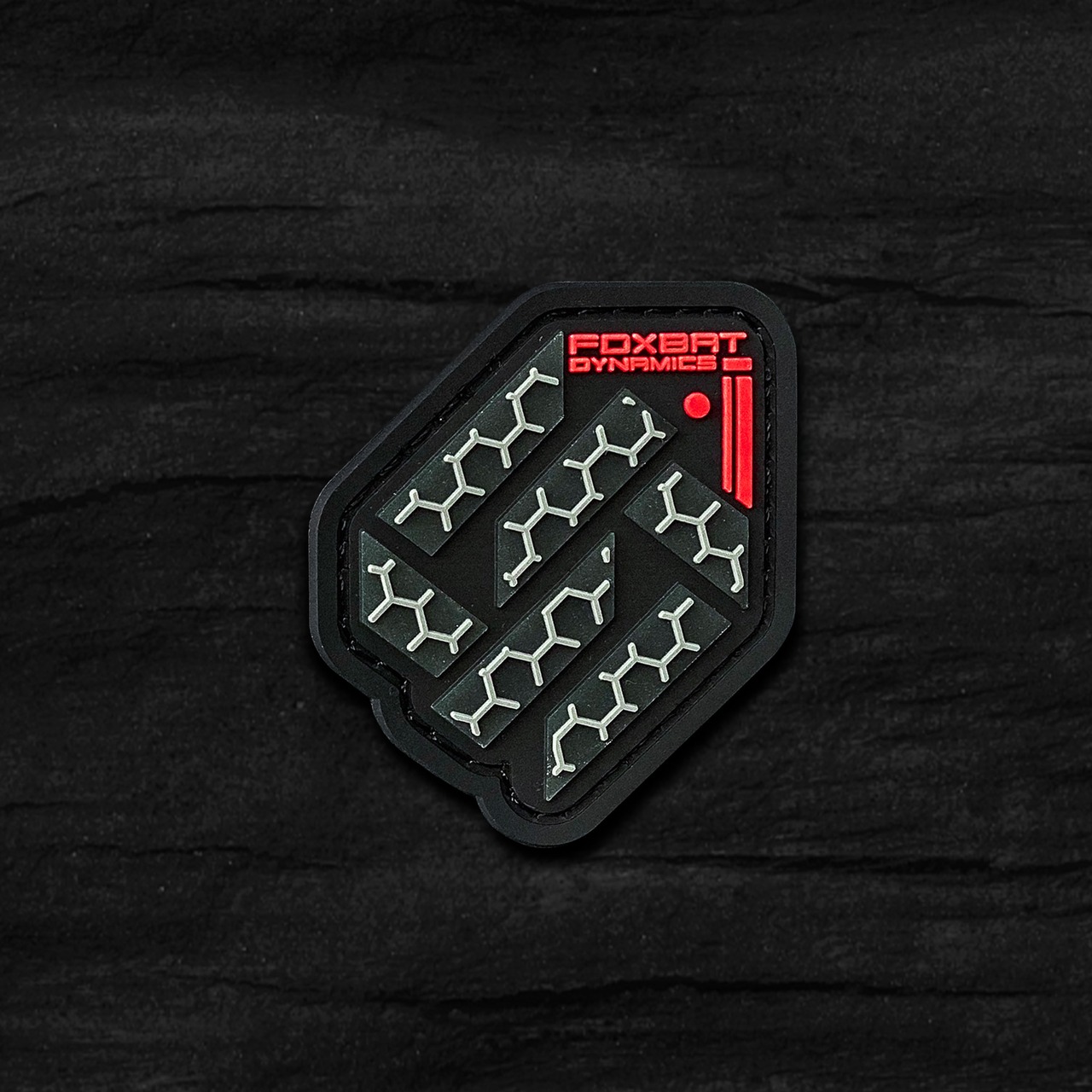 FOXBAT ベルクロパッチ 「Red Mercury」
