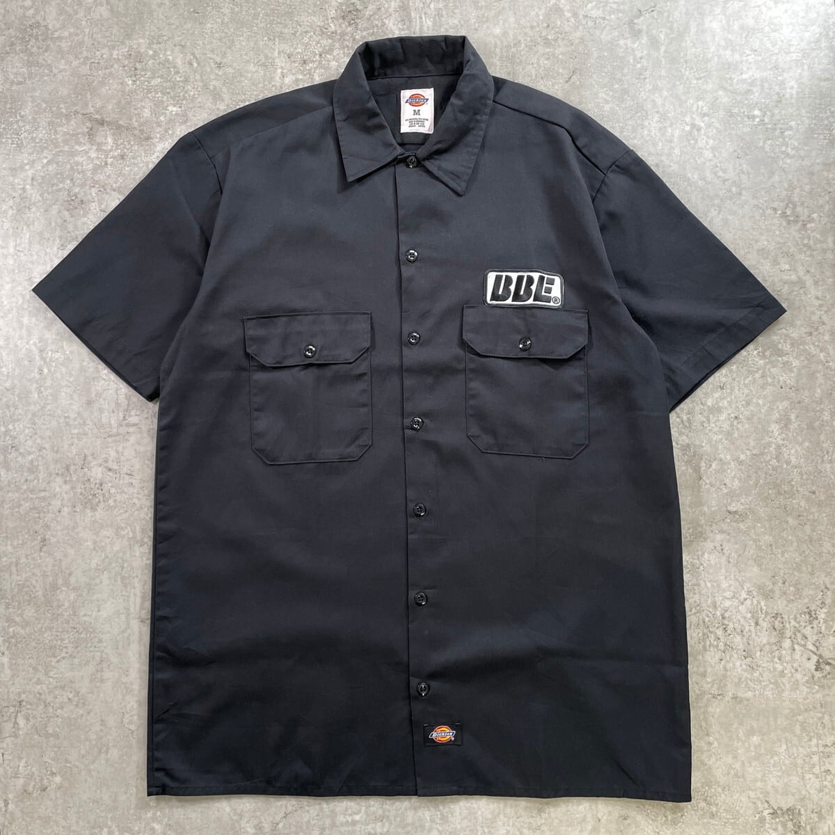 Dickies ディッキーズ 企業ロゴワッペン ワークシャツ 半袖シャツ