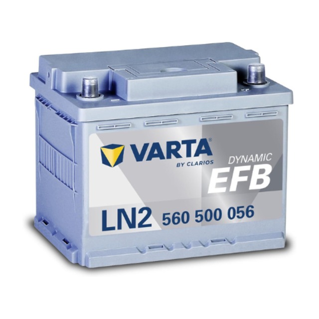 VARTA DYNAMIC EFB 560-500-056 LN2 EFB N60  60Ah