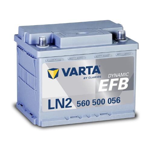 VARTA DYNAMIC EFB 560-500-056 LN2 EFB N60 60Ah