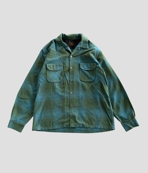 -Sportsman- Vintage 60s ombre Check Shirt