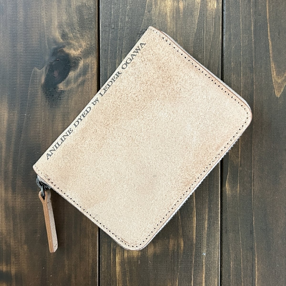 HORWEEN × レーデルオガワ ホースバット ミドルウォレット ナチュラル