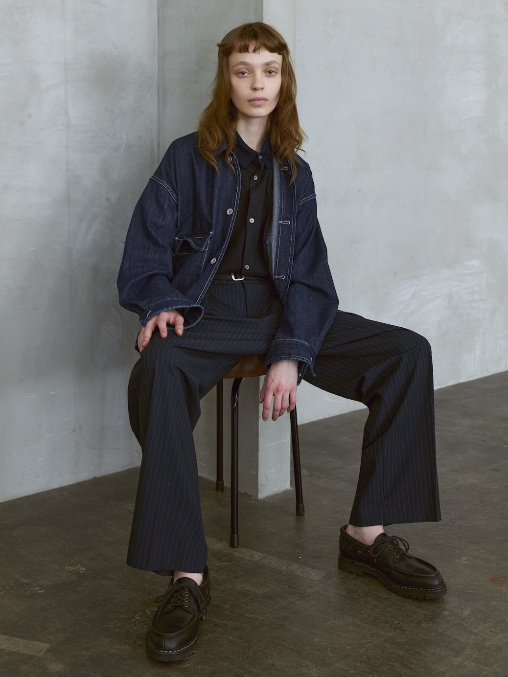 WOMEN'S】TROPICAL T/W TUCK PANTS - LONG / トロピカルT/Wタック