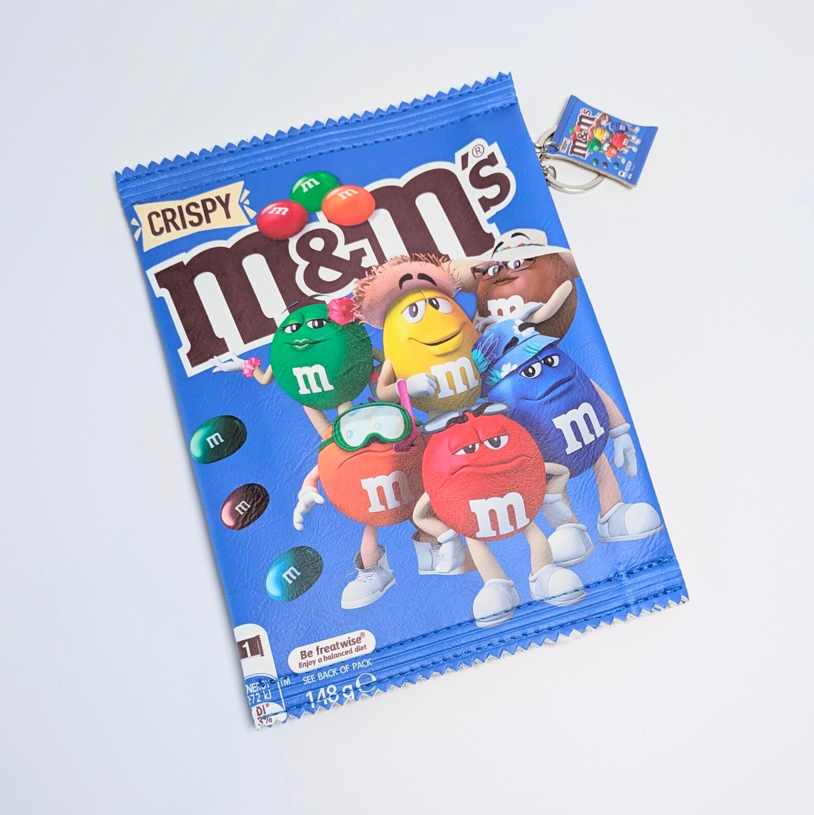 【 Snack Pack Pouch（ スナックパックポーチ ） 】『 m&m's / エムアンドエムズ / BLUE 』小物入れ / コスメポーチ 〚アメリカン雑貨 アメトイ〛