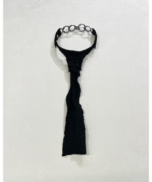 【26SS】MUKCYEN ムッシャン / solid knit tie / タイ