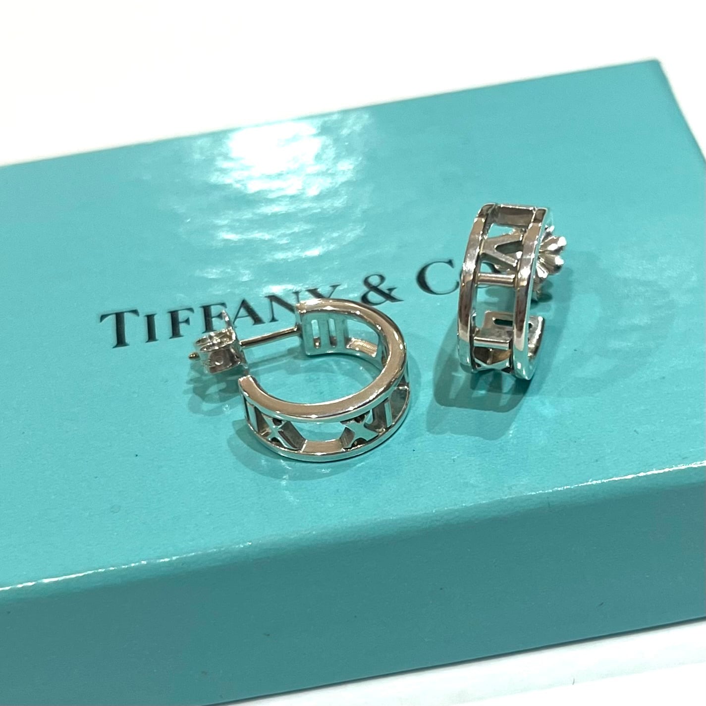 TIFFANY&CO.】ティファニーオープン アトラス ピアス SV925 シルバー
