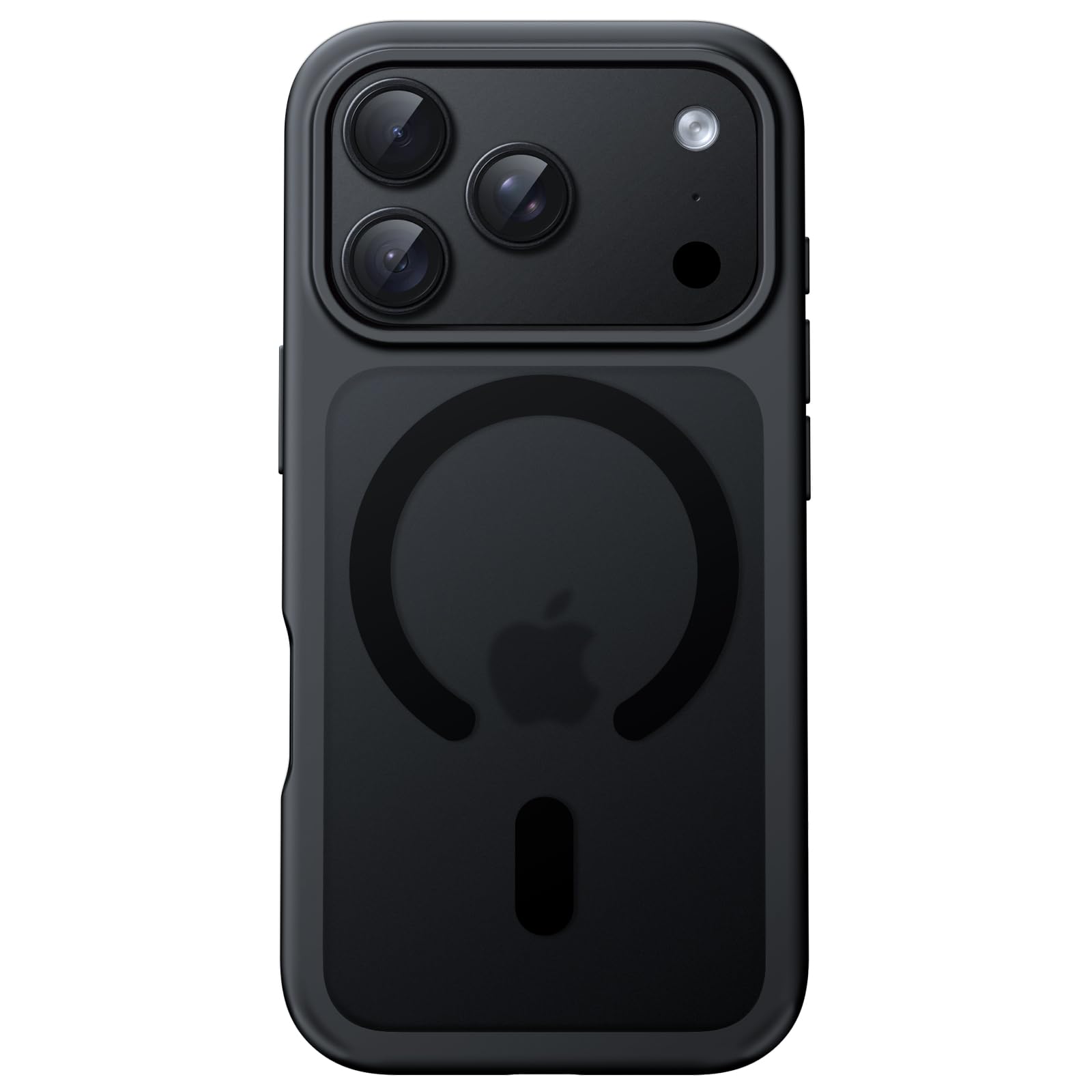JETech iPhone 18 Pro用 マグネットマットケース (ブラック)